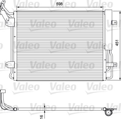 Valeo 814091 - Конденсатор, кондиціонер autozip.com.ua