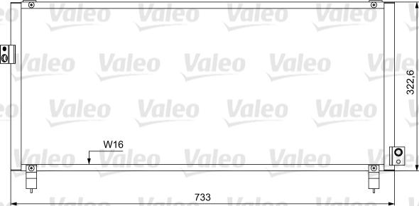 Valeo 814052 - Конденсатор, кондиціонер autozip.com.ua