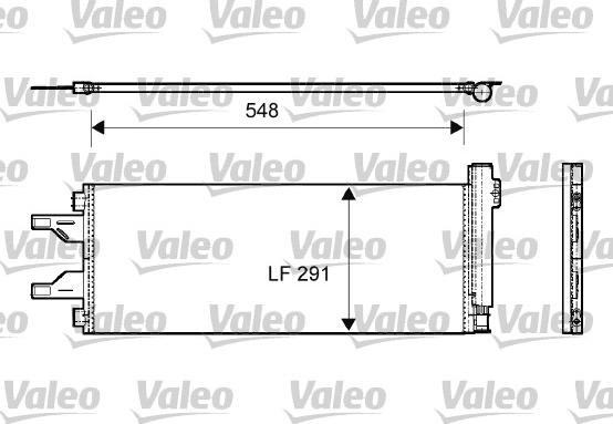 VALEO 814069 - Конденсатор, кондиціонер autozip.com.ua