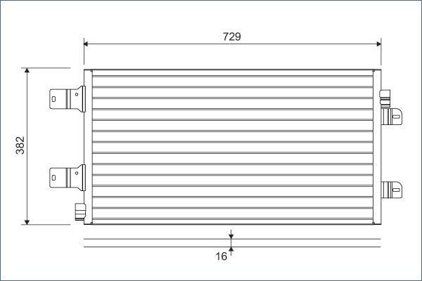 Valeo 814003 - Конденсатор, кондиціонер autozip.com.ua