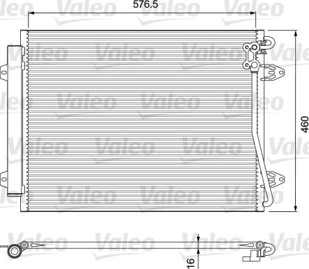 Valeo 814089 - Конденсатор, кондиціонер autozip.com.ua