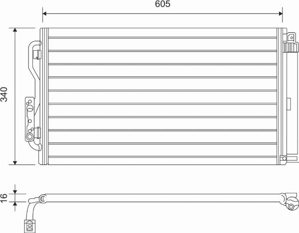 VALEO 814191 - Конденсатор, кондиціонер autozip.com.ua