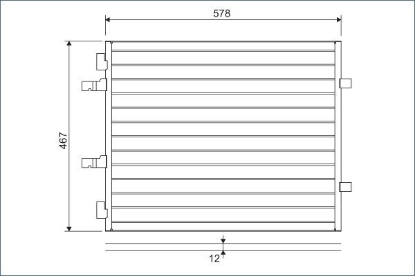 Valeo 814172 - Конденсатор, кондиціонер autozip.com.ua