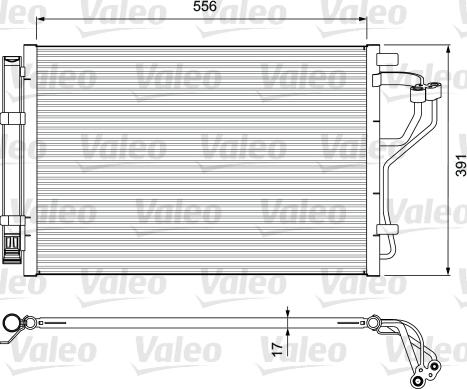 Valeo 814394 - Конденсатор, кондиціонер autozip.com.ua