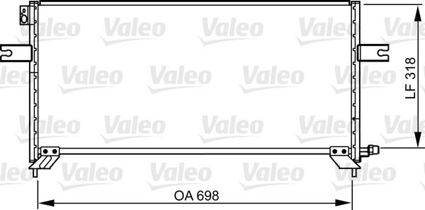 Valeo 814304 - Конденсатор, кондиціонер autozip.com.ua