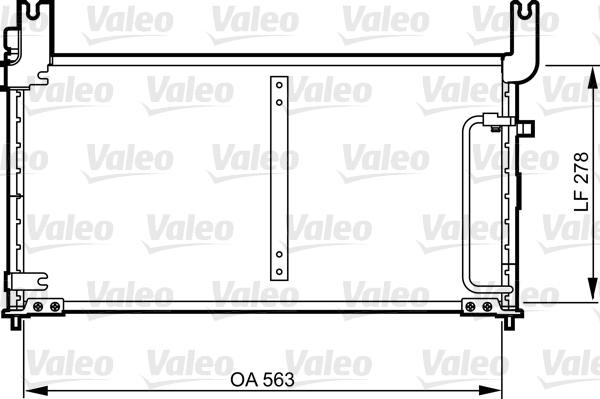 Valeo 814305 - Конденсатор, кондиціонер autozip.com.ua