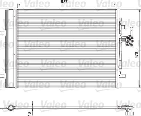 Valeo 814318 - Конденсатор, кондиціонер autozip.com.ua