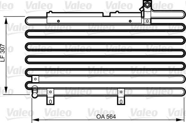 VALEO 814295 - Конденсатор, кондиціонер autozip.com.ua