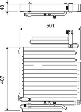 Valeo 814296 - Конденсатор, кондиціонер autozip.com.ua