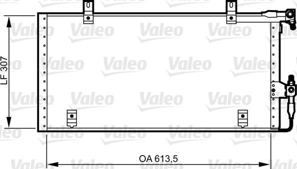VALEO 814291 - Конденсатор, кондиціонер autozip.com.ua