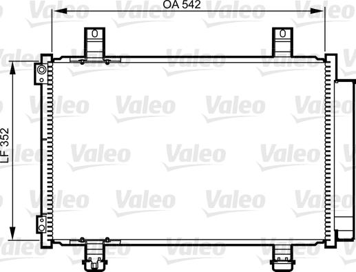 Valeo 814219 - Конденсатор, кондиціонер autozip.com.ua