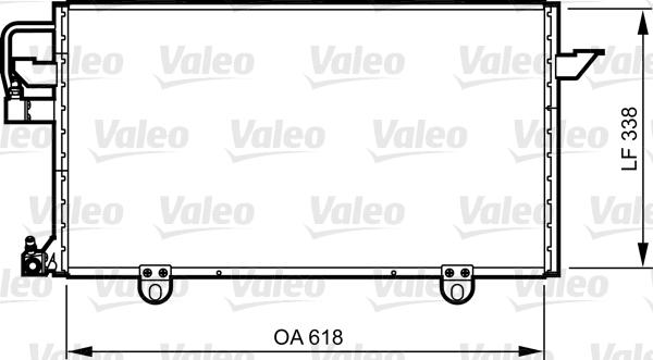 VALEO 814286 - Конденсатор, кондиціонер autozip.com.ua