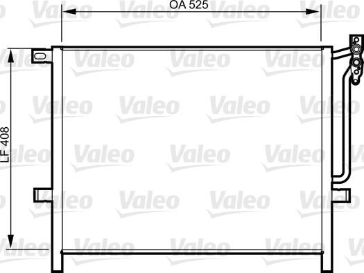 Valeo 814287 - Конденсатор, кондиціонер autozip.com.ua