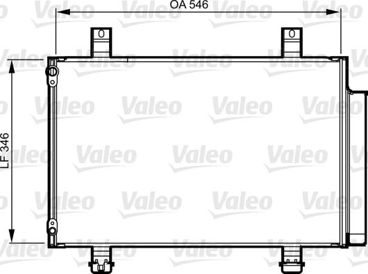 Valeo 814237 - Конденсатор, кондиціонер autozip.com.ua