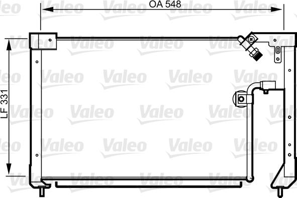 VALEO 814278 - Конденсатор, кондиціонер autozip.com.ua