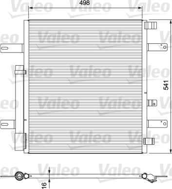 Valeo 815061 - Конденсатор, кондиціонер autozip.com.ua