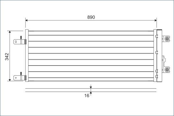VALEO 815125 - Конденсатор, кондиціонер autozip.com.ua