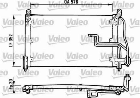 Valeo 816904 - Конденсатор, кондиціонер autozip.com.ua