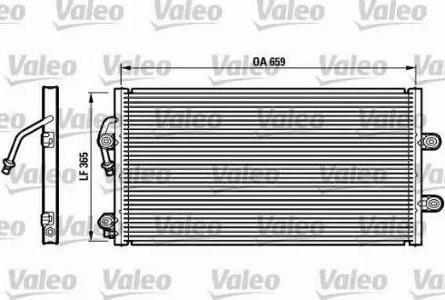 VALEO 816988 - Конденсатор, кондиціонер autozip.com.ua
