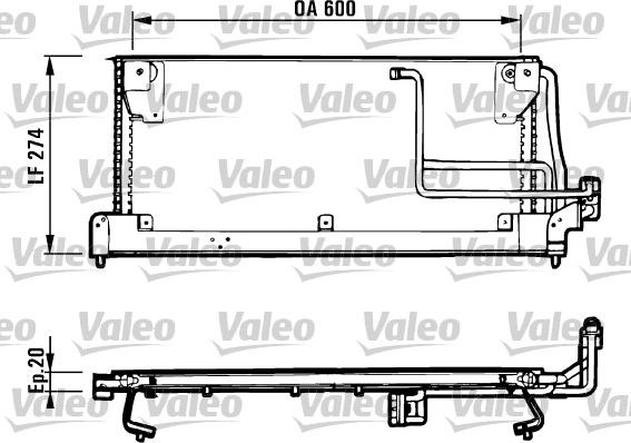 Valeo 816924 - Конденсатор, кондиціонер autozip.com.ua