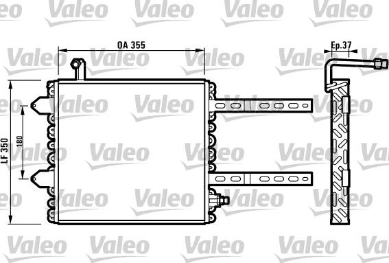 Valeo 816972 - Конденсатор, кондиціонер autozip.com.ua