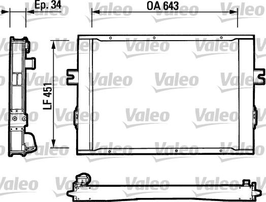 Valeo 816649 - Радіатор, охолодження двигуна autozip.com.ua