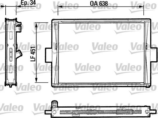 Valeo 816647 - Радіатор, охолодження двигуна autozip.com.ua