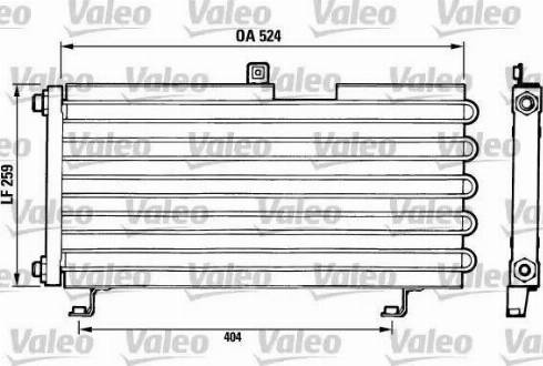 VALEO 816634 - Конденсатор, кондиціонер autozip.com.ua