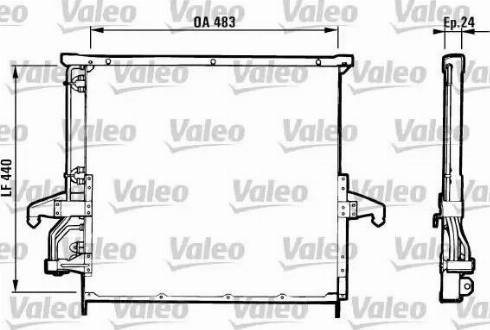 Valeo 816894 - Конденсатор, кондиціонер autozip.com.ua