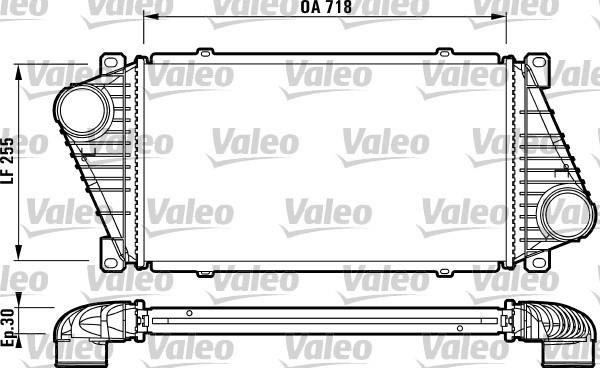 Valeo 816890 - Интеркулер autozip.com.ua