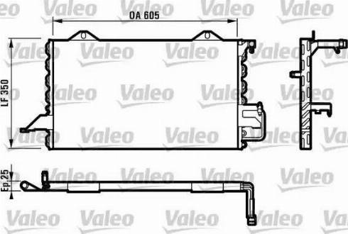 Valeo 816893 - Конденсатор, кондиціонер autozip.com.ua