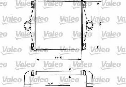 Valeo 816846 - Интеркулер autozip.com.ua