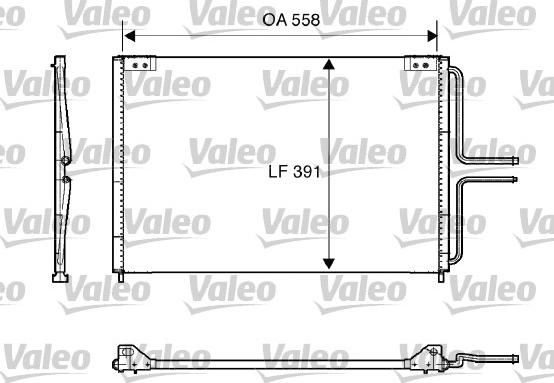 Valeo 816867 - Конденсатор, кондиціонер autozip.com.ua