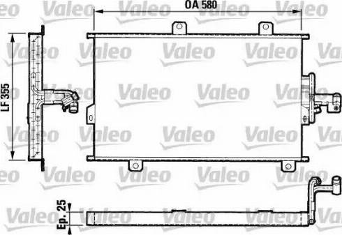 Valeo 816819 - Конденсатор, кондиціонер autozip.com.ua