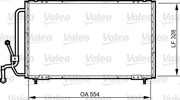 VALEO 816835 - Конденсатор, кондиціонер autozip.com.ua