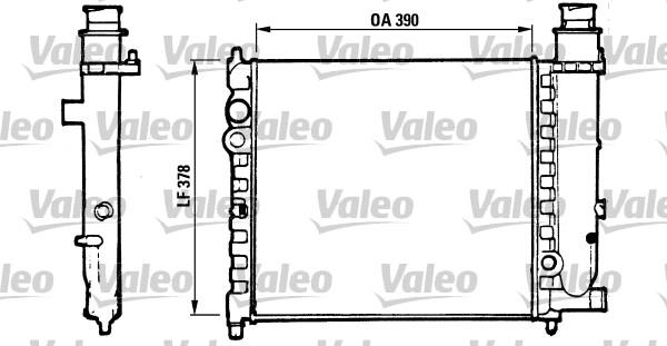 VALEO 816700 - Радіатор, охолодження двигуна autozip.com.ua