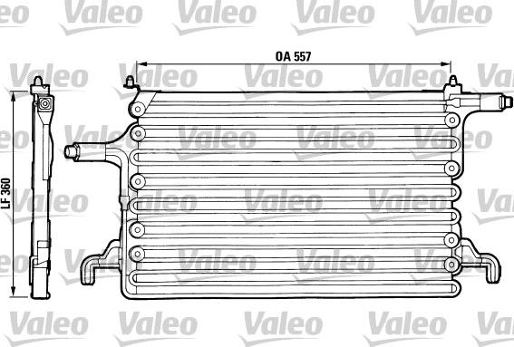 VALEO 816719 - Конденсатор, кондиціонер autozip.com.ua