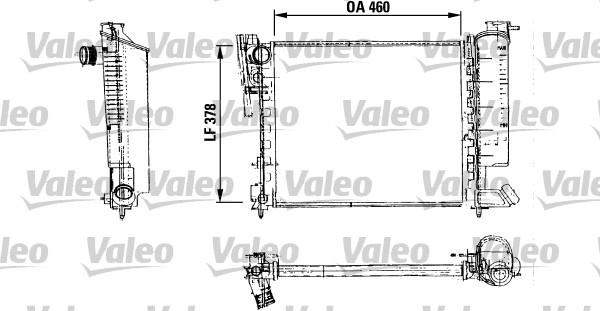 Valeo 816715 - Радіатор, охолодження двигуна autozip.com.ua