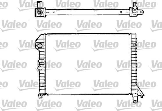 VALEO 810957 - Радіатор, охолодження двигуна autozip.com.ua