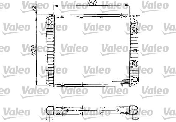 Valeo 810969 - Радіатор, охолодження двигуна autozip.com.ua