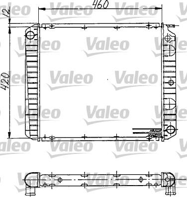 Valeo 810968 - Радіатор, охолодження двигуна autozip.com.ua