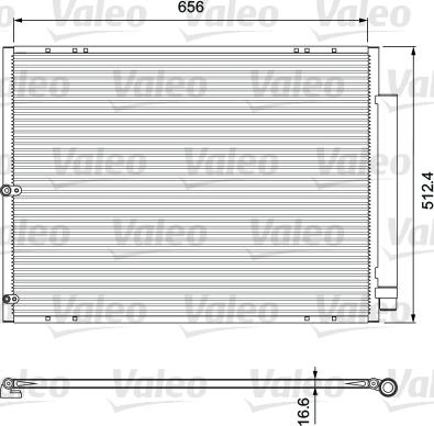 Valeo 810906 - Конденсатор, кондиціонер autozip.com.ua