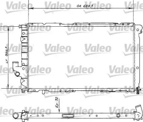 Valeo 810989 - Радіатор, охолодження двигуна autozip.com.ua