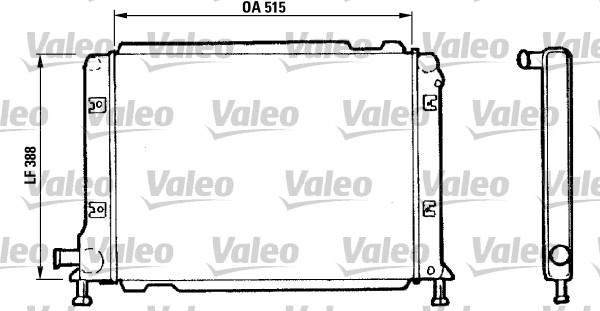 Valeo 810982 - Радіатор, охолодження двигуна autozip.com.ua