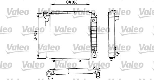 Valeo 810934 - Радіатор, охолодження двигуна autozip.com.ua