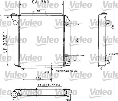 Valeo 810935 - Радіатор, охолодження двигуна autozip.com.ua