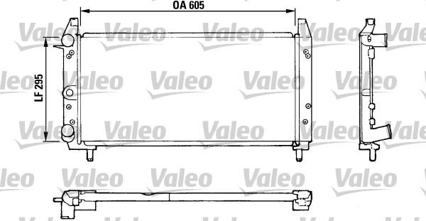 Valeo 810924 - Радіатор, охолодження двигуна autozip.com.ua