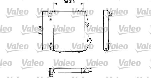 Valeo 810926 - Радіатор, охолодження двигуна autozip.com.ua