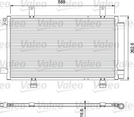 Valeo 810928 - Конденсатор, кондиціонер autozip.com.ua