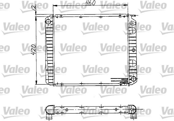 Valeo 810970 - Радіатор, охолодження двигуна autozip.com.ua